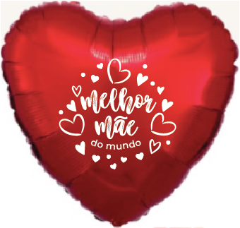 Balão Metalizado - Melhor Mãe do Mundo