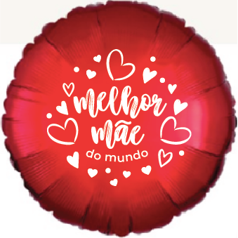 Balão Metalizado - Melhor Mãe do Mundo